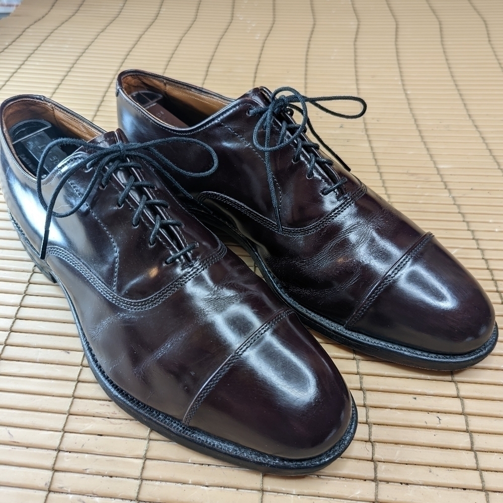 Allen Edmonds Men’s Park Avenue Burgundy Cap Toe 5675 US Size 7.5D